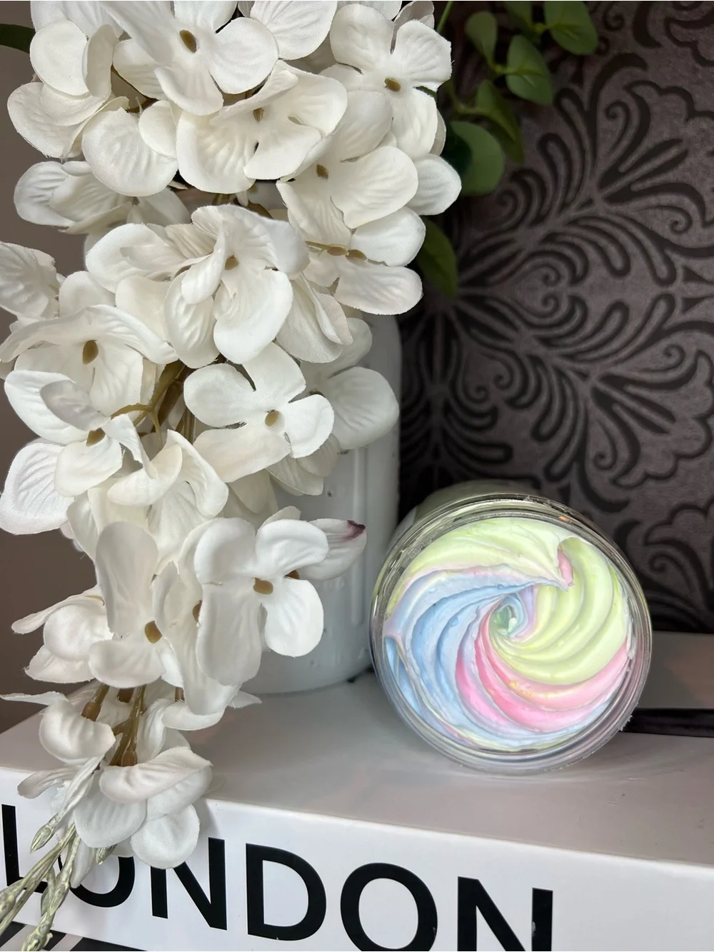 Whipped foaming soap